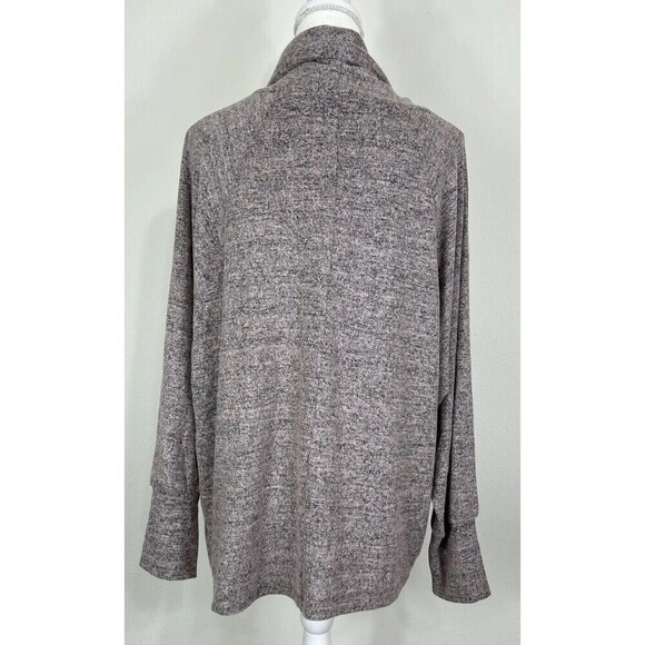 Lucky Brand Lightweight Light Pink & Black Turtleneck Sweater Plus Size 2X - Picture 4 of 12